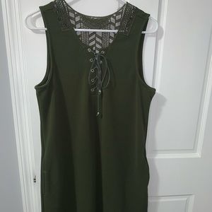 Olive Green Dress